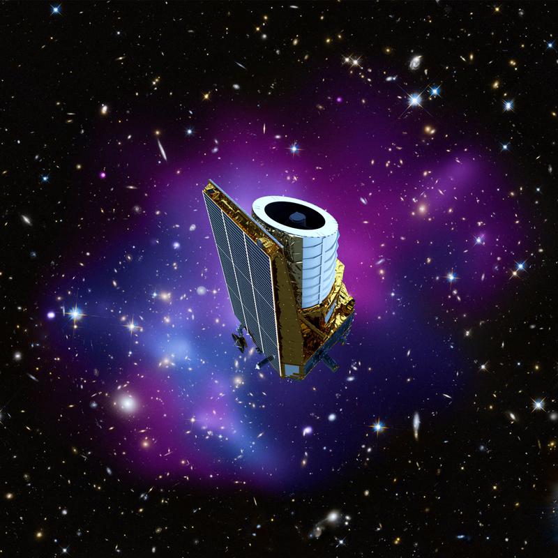 Artist's impression of the Euclid spacecraft.