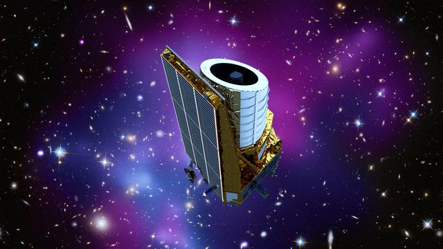 Artist's impression of the Euclid spacecraft.