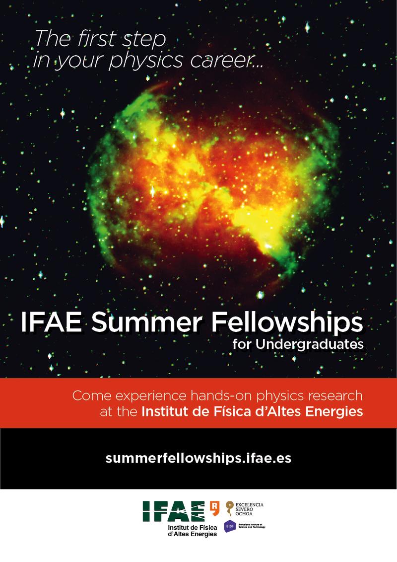 IFAE Summer Fellowship Poster