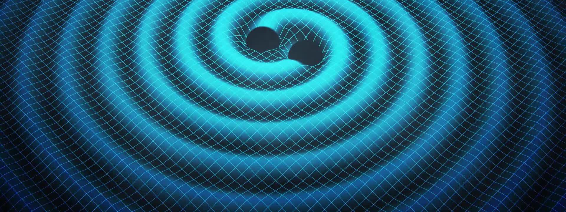 Artist’s impression of a gravitational wave
