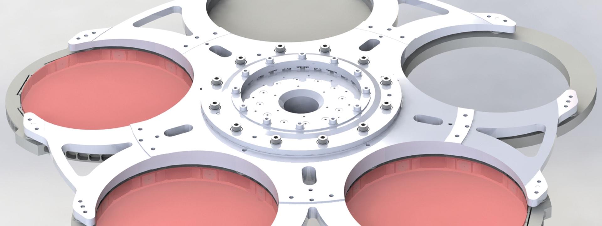 Euclid's filter Wheel Render