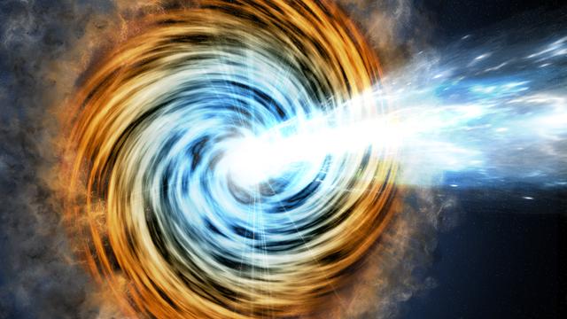 Blazar Artist's impression