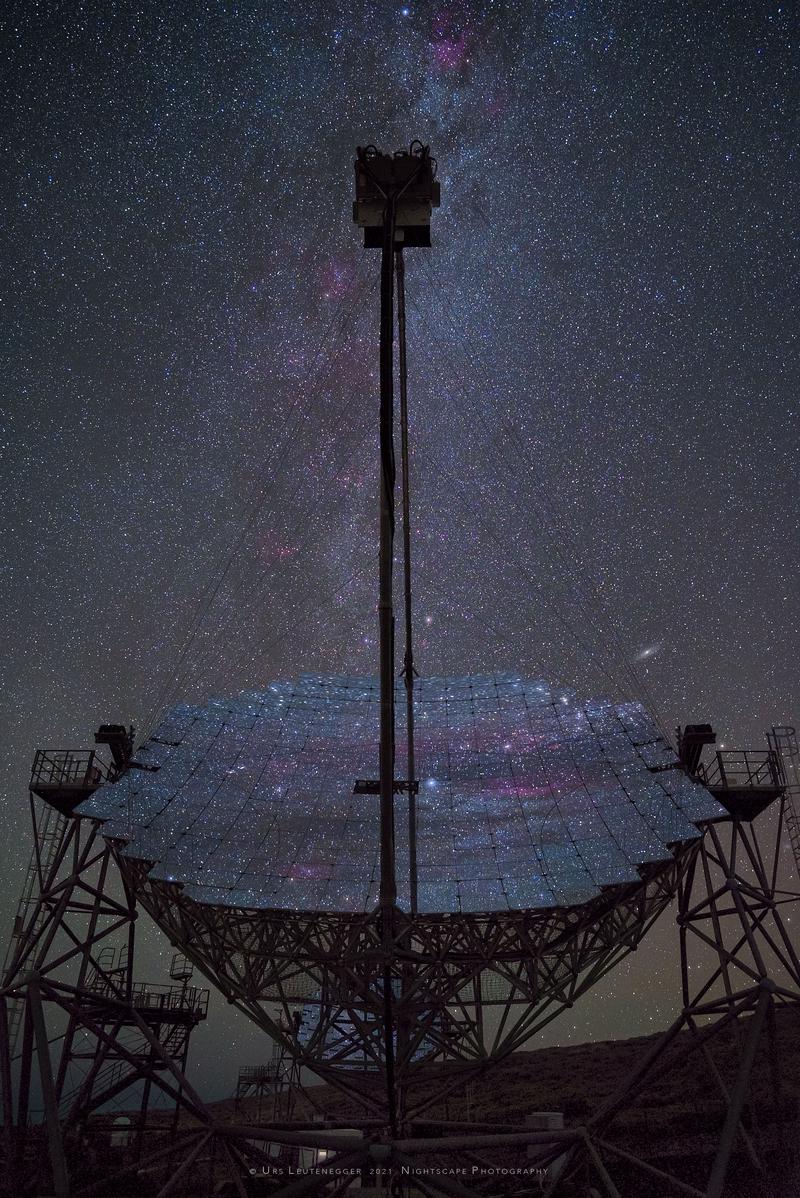 Magic telescope under the stars
